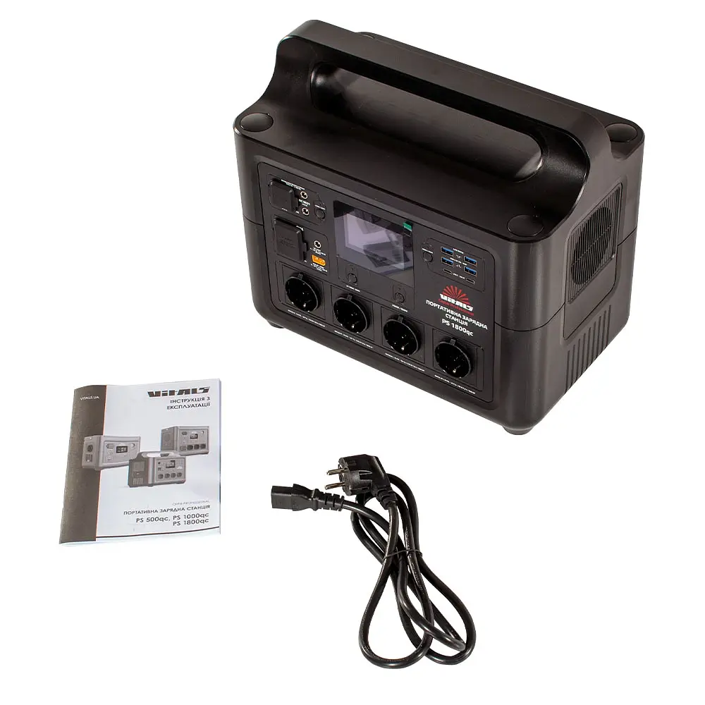 Портативна акумуляторна станція Vitals Professional PS 1800qc (223638) - фото 10
