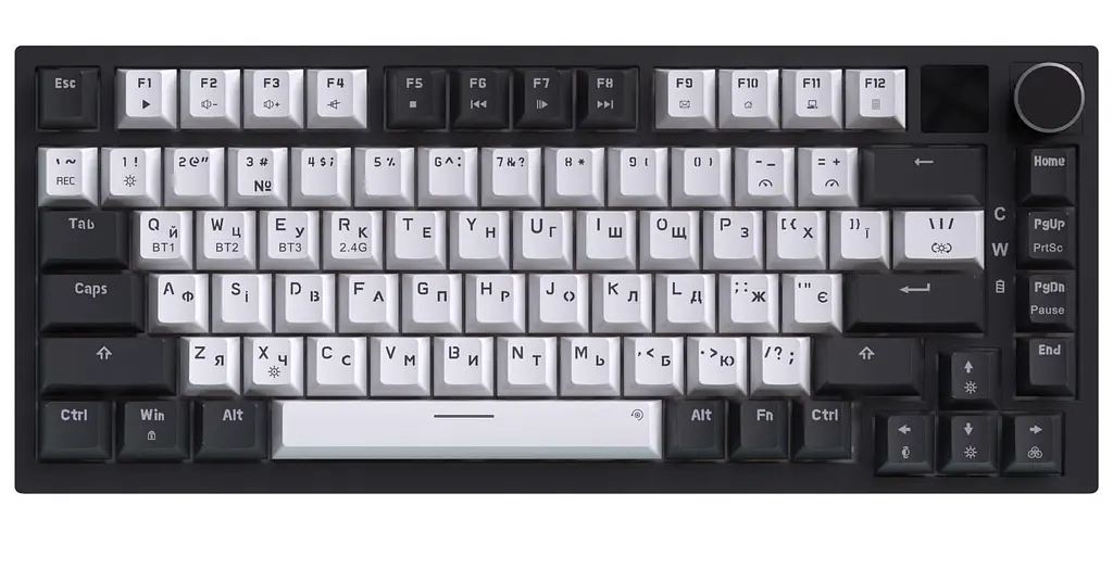 Клавіатура GamePro Asgard Valhalla Pro 75% Rainy switches (MK160W-D-Pro) - фото 2