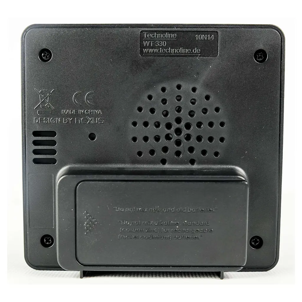 Годинник настільний Technoline WT330 Black (WT330), Чорний - фото 4