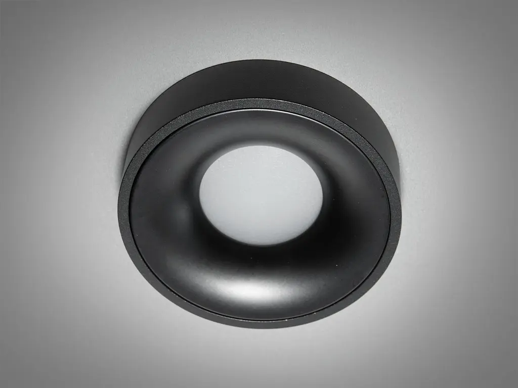 Світильник вбудований Diasha PR-12-BK Aluminium, 40W, чорний, діаметр 10 см, IP20, для коридору та вітальні - фото 2