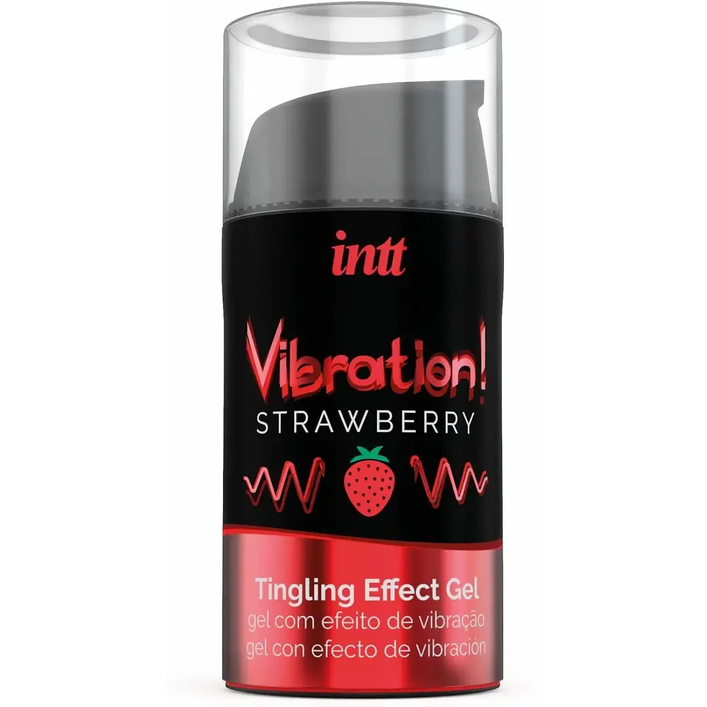 Рідкий вібратор Intt Vibration Strawberry (15 мл) - фото 2