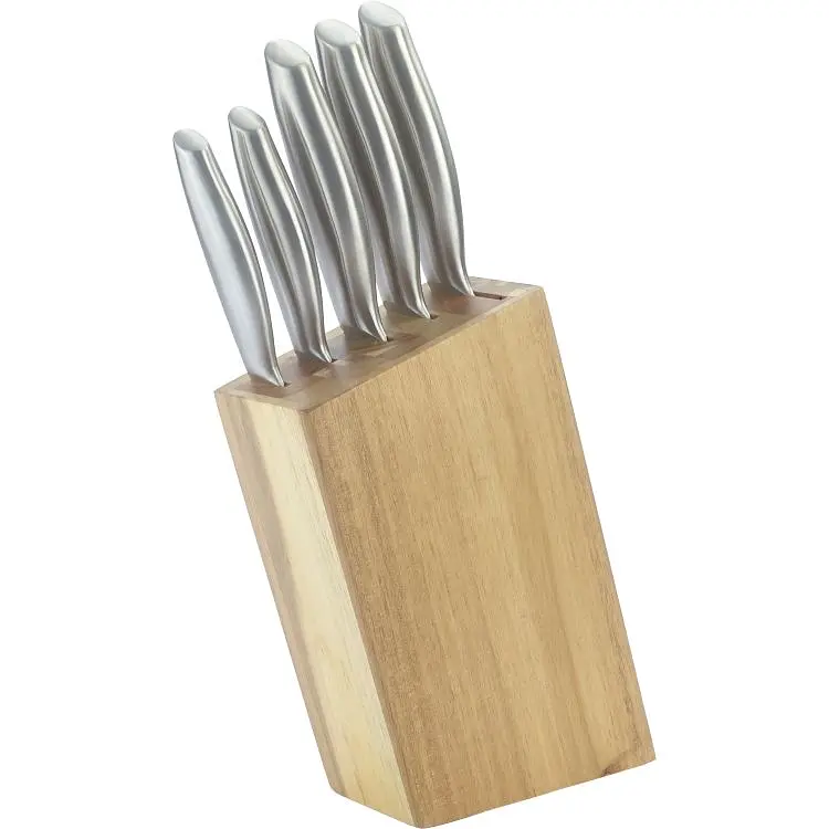 Набір ножів PR-4104 Metal Block PEPPER 6 пр.