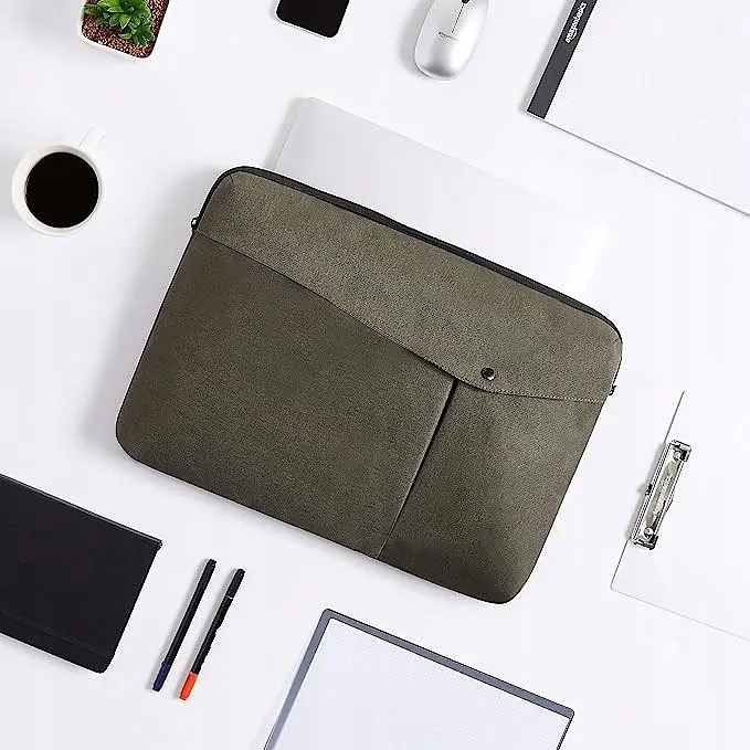 Чохол, сумка для ноутбука 17 дюймів Amazon Basics S1645423 Сірий - фото 2