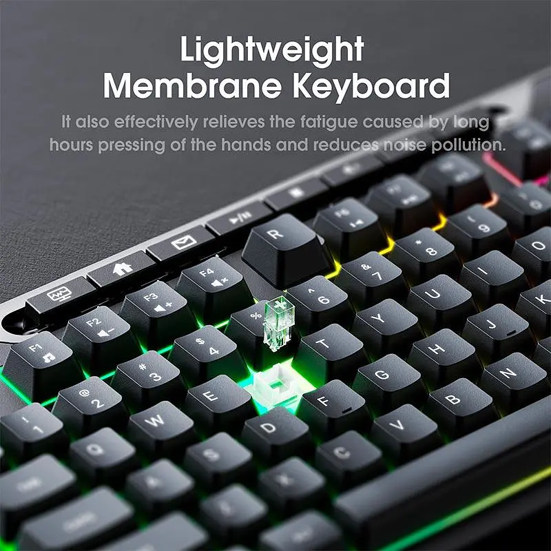 Клавіатура Onikuma wired gaming RGB keyboard 104 Keys G32 | ENG Layouts | - фото 2