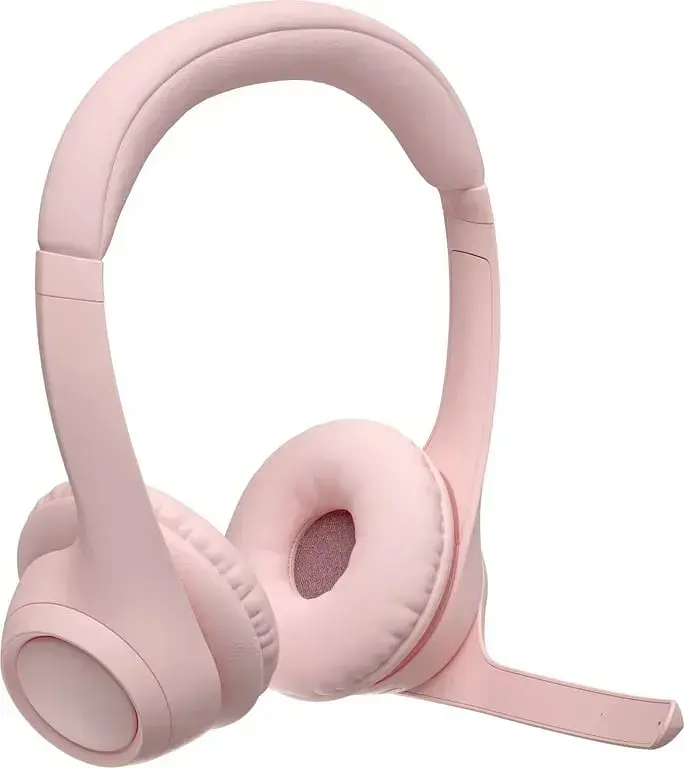 Наушники Logitech беспроводная игровая гарнитура Zone 300 (981-001412) розовая - фото 5