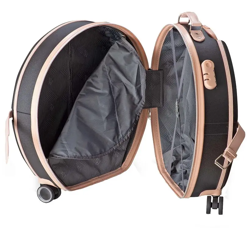 Чемодан Semi Line 20" (S) Black/Pink Cream (T5671-2) (DAS302670) - фото 2