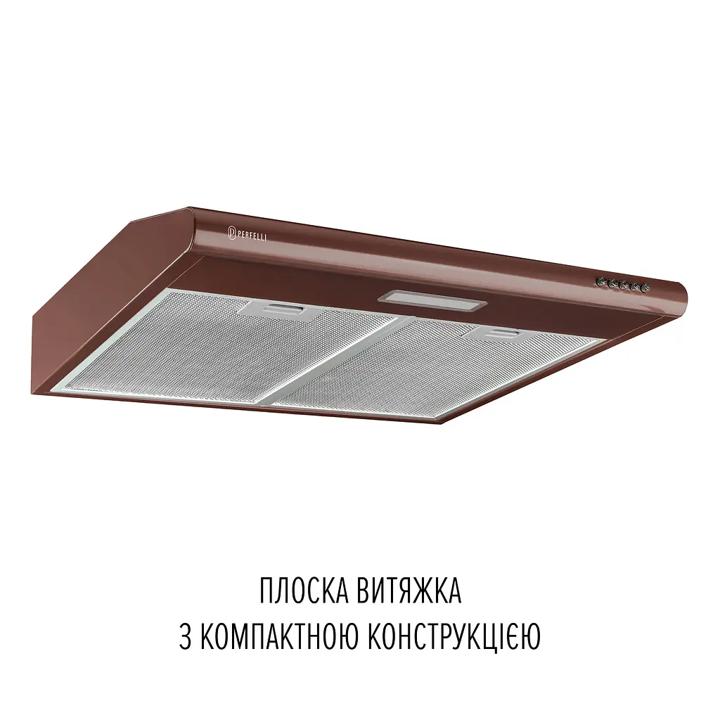 Витяжка плоска PERFELLI PL 6124 BR LED - фото 2