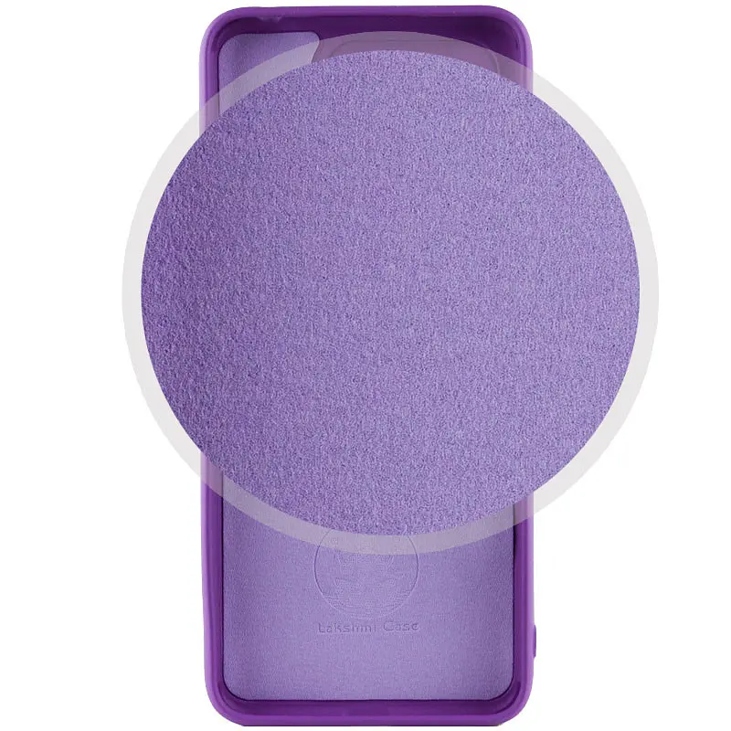 Чехол Lakshmi Silicone Cover Full Camera AA для Xiaomi Redmi Note 14S Фиолетовый/Purple - фото 3