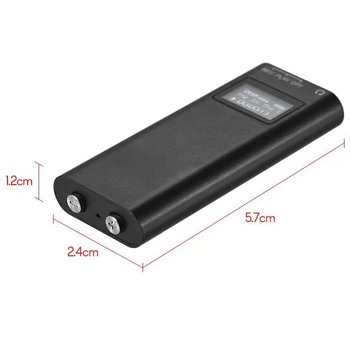 Міні-диктофон з активацією на звук JNN Q25 16Gb з LCD екраном (100320-16) - фото 7