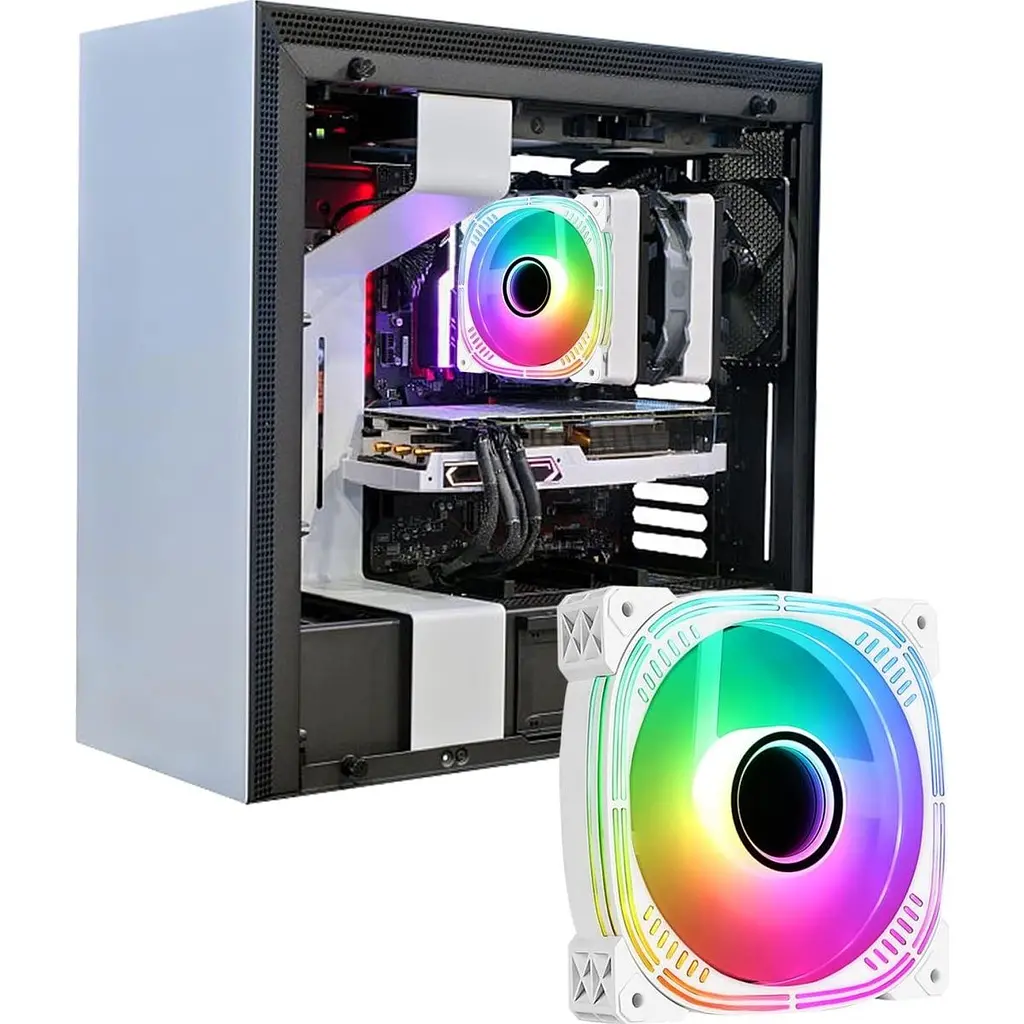 Корпусний вентилятор Cooling Baby 12025WARGB White [167994] - фото 3