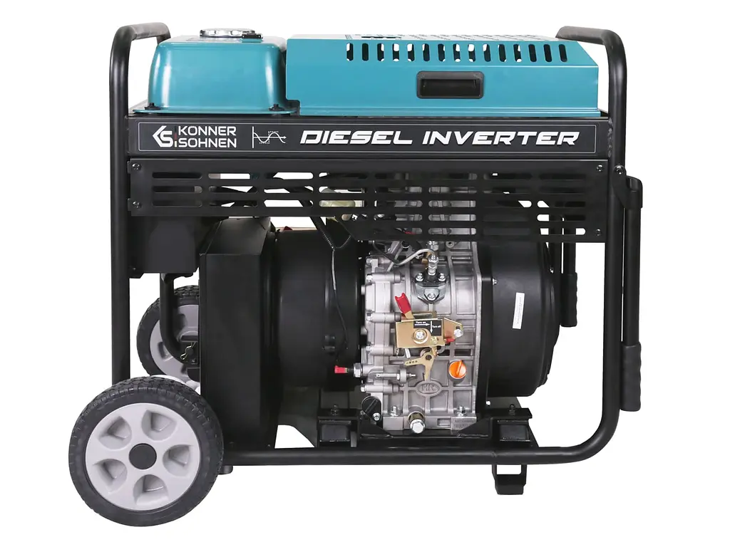 Konner & Sohnen Генератор дизельний інверторний KS 9500IDE ATSR, 230В, 9.5кВт, АВР(ATS), електростартер, 130кг - фото 3