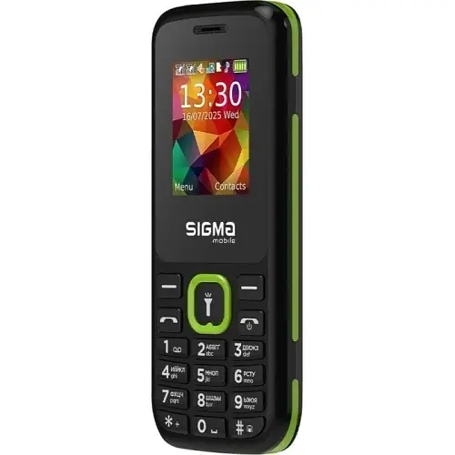 Мобильный телефон mobile X-style 171 Mini, Black-Green Sigma teh0024005 - фото 4