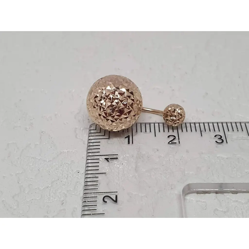 Золотые серьги Favoritum с алмазной гранью. 210336_12 - фото 5