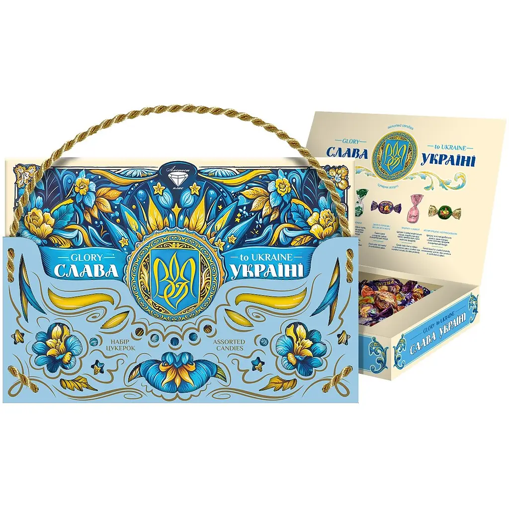 Набір цукерок Аметист Плюс Слава Україні! 500 г - фото 2