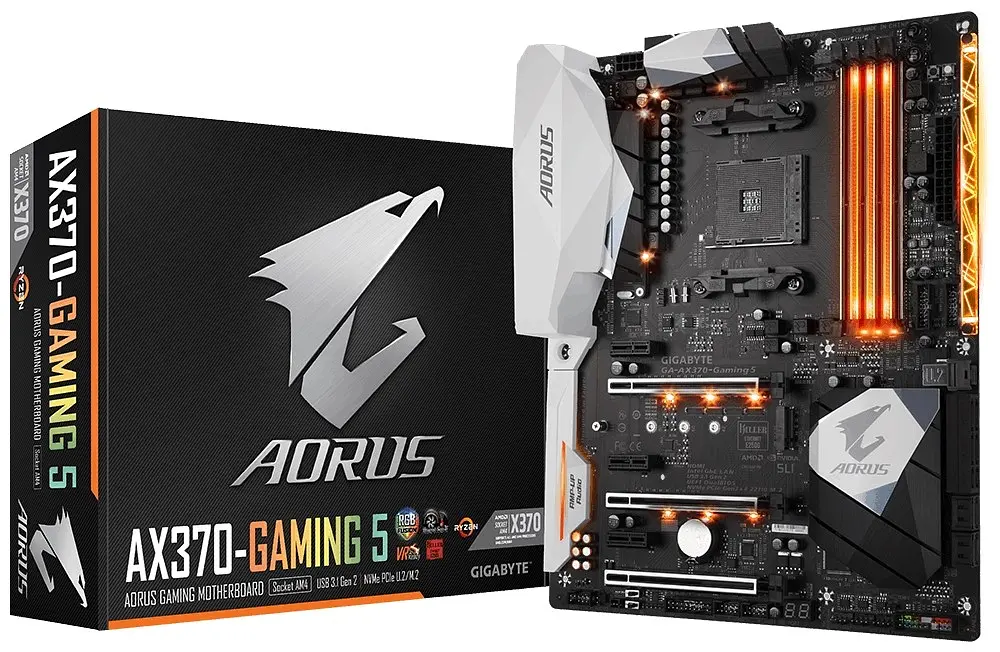 Материнська плата Gigabyte GA-AX370-Gaming 5 Socket AM4 (GA-AX370-Gaming 5) Б/В - фото 4