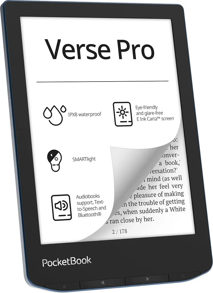 Електронна книжка PocketBook Verse Pro (PB634) Azure - фото 2