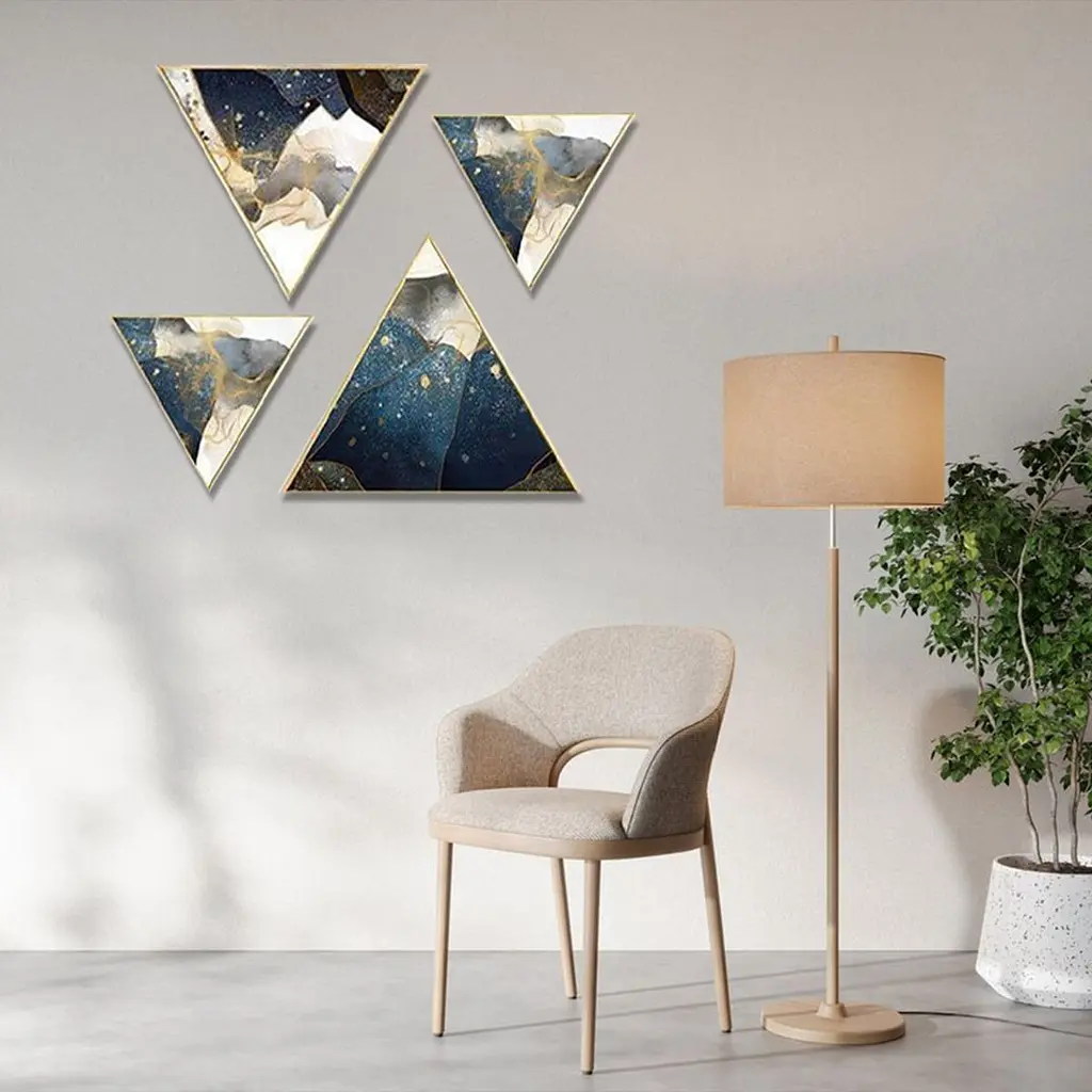 Полотно на подрамнике Santi треугольное равностороннее 30х30х30 см (955481) - фото 4