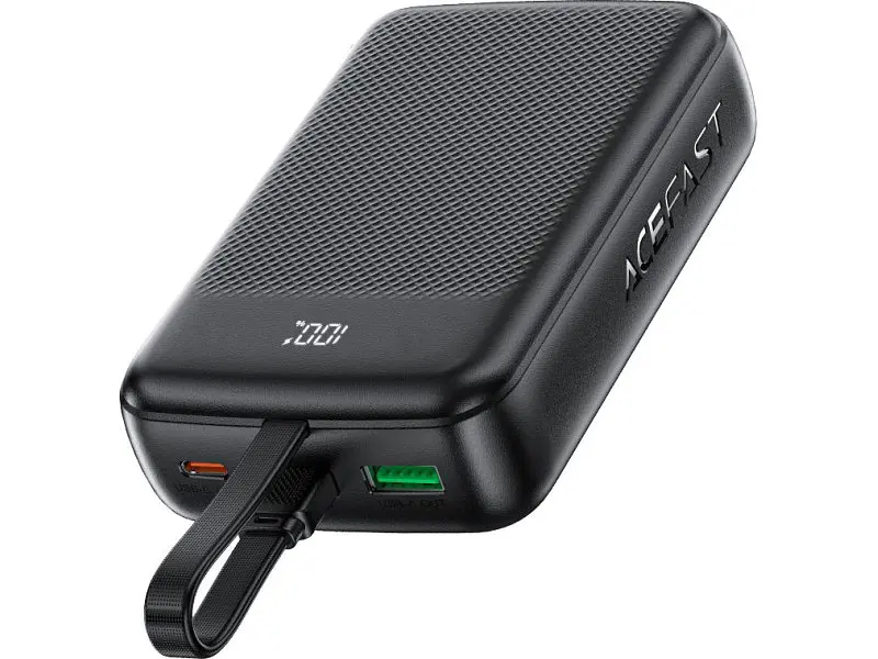 Зовнішній акумулятор (Power Bank) Acefast M14 20000mAh Black - фото 4