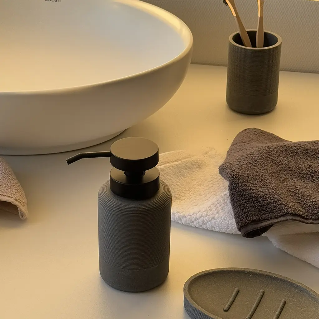 Комплект аксесуарів для санвузла МВМ My Home London сірий (MVM-MH-44 GRAY) - фото 12