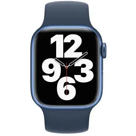 Силиконовый ремешок CasePro Solo Loop Abyss Blue Size М для Apple Watch 45mm/44mm/42mm - фото 2