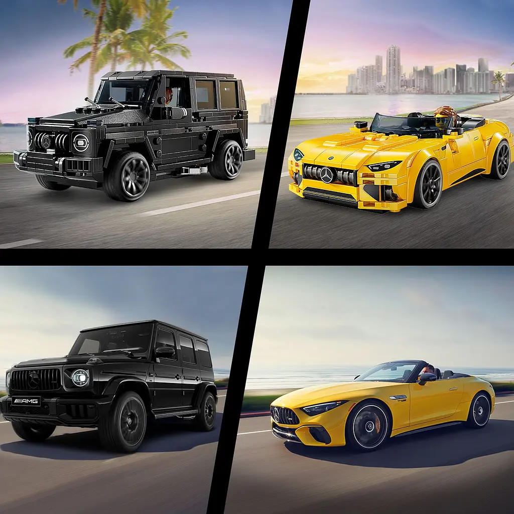 Конструктор LEGO Speed Champions Mercedes-AMG G 63 і Mercedes-AMG SL 63, 808 деталей (76924) - фото 7