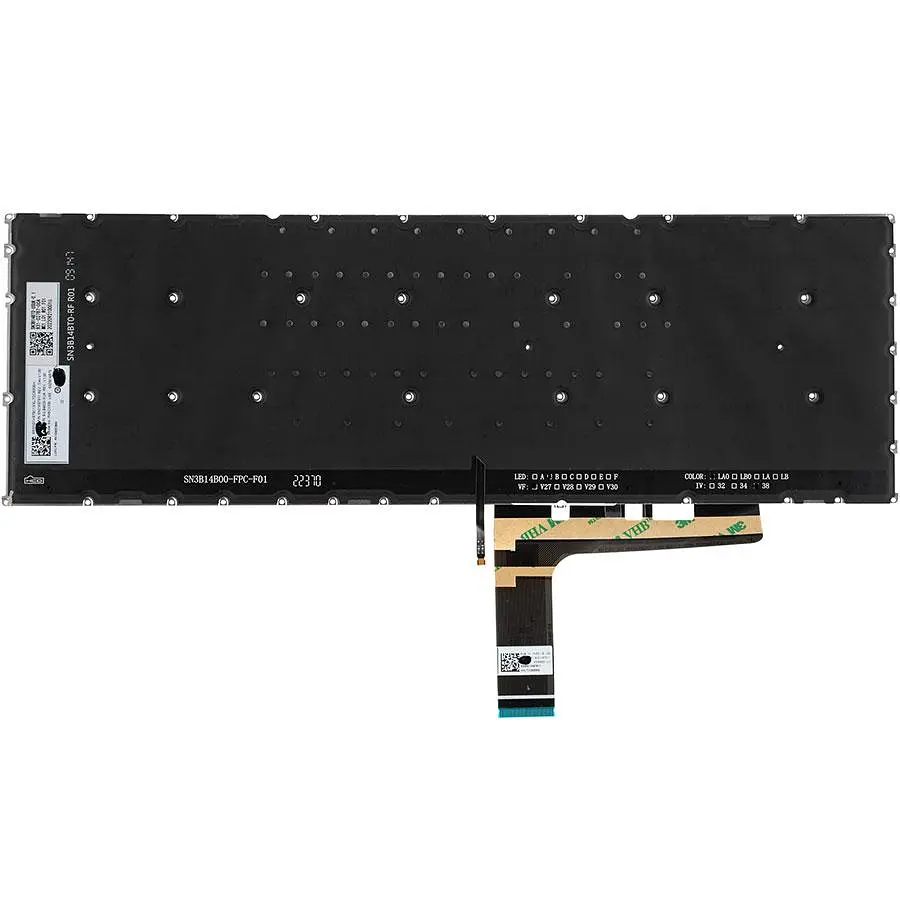 Клавіатура для ноутбука LENOVO (Yoga Pro 9 16IRP8) rus, темно-синій, без кадру, підсвічування клавіш - фото 2