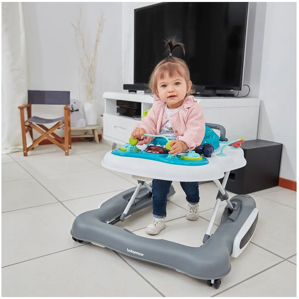 Ходунки дитячі Babymoov Baby Walker 5 в 1, сірі з білим (A040008) - фото 5
