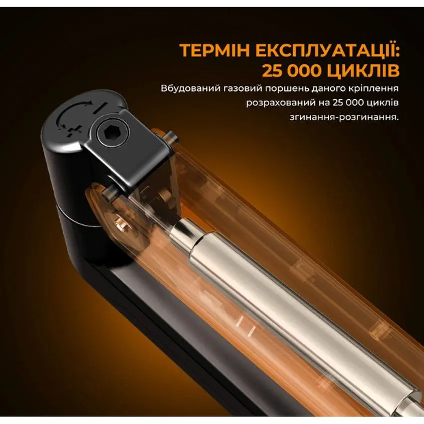 Кронштейн настільний для монітора 17-32 дюйми Anda Seat ADWA6D1SBO Stealth II Black-Orange - фото 12