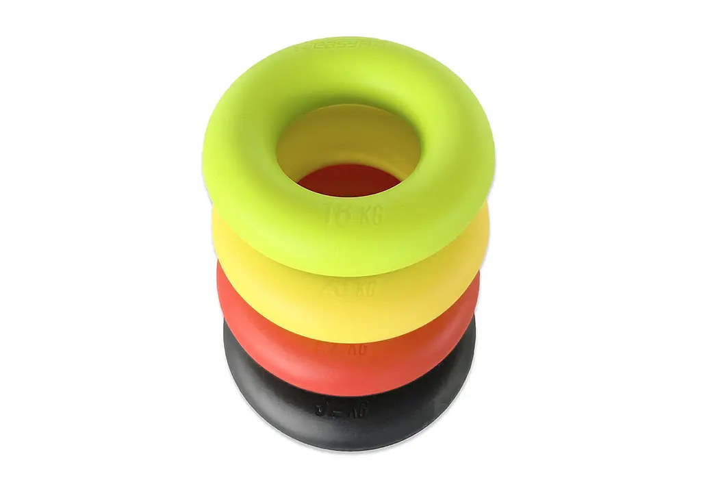 Эспандер кистевой кольцо EasyFit Ring 32 кг черный - фото 5