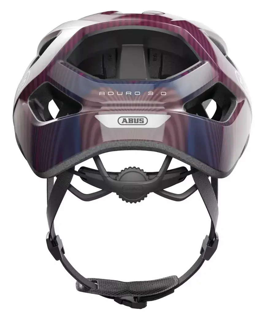 Велошолом Abus Aduro 3.0 Purple Waves S (1007-020988) - фото 3