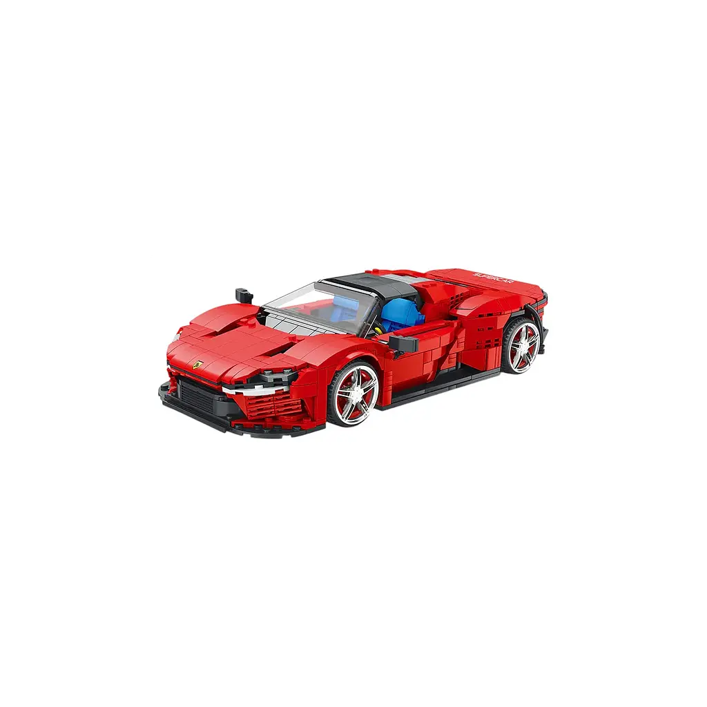 Конструктор детский Спортивный автомобиль Sports Car Red Building Blocks 1168 шт - фото 2