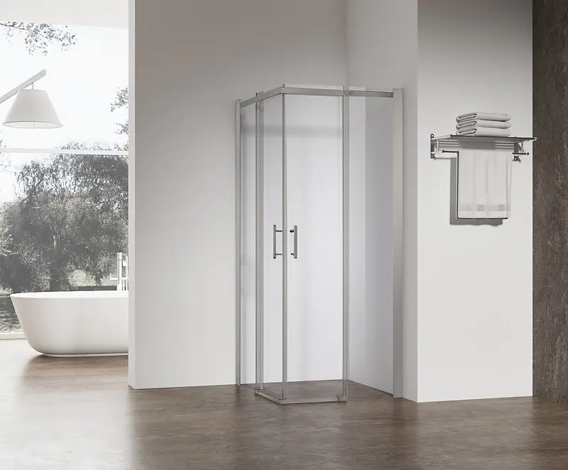 Душова кабіна без піддону Koer Sr SC03-90x90x200-TR-02 прозоре скло Easy Clean 6мм Ss Color KR5680, Нержавіюча сталь, прозорий, Нержавеющая сталь - фото 5