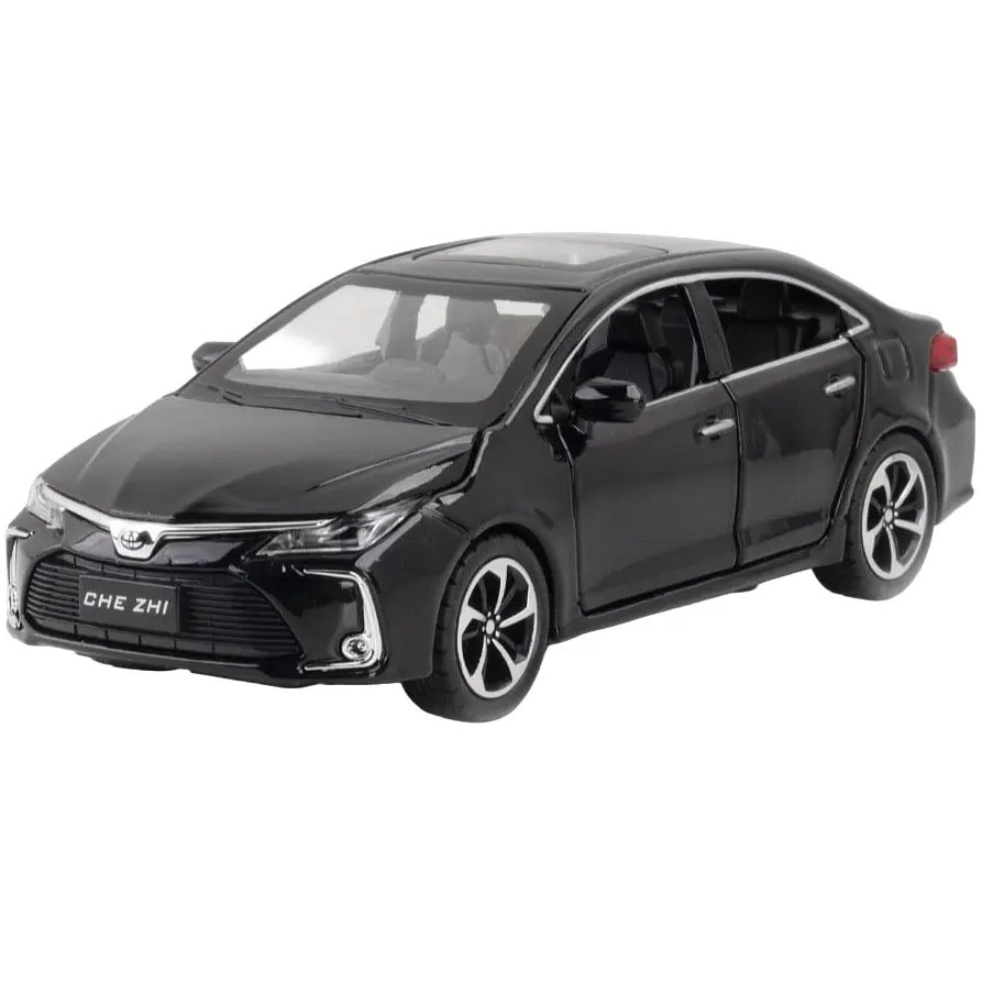 Колекційна металева модель автомобіля АвтоЕксперт Toyota Corolla з інерцією, світлом та звуком 1:32