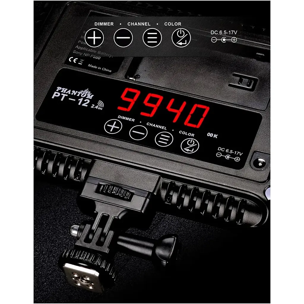 Накамерный свет Tolifo PT-12B 12W color 3200-5600K [110705] - фото 11