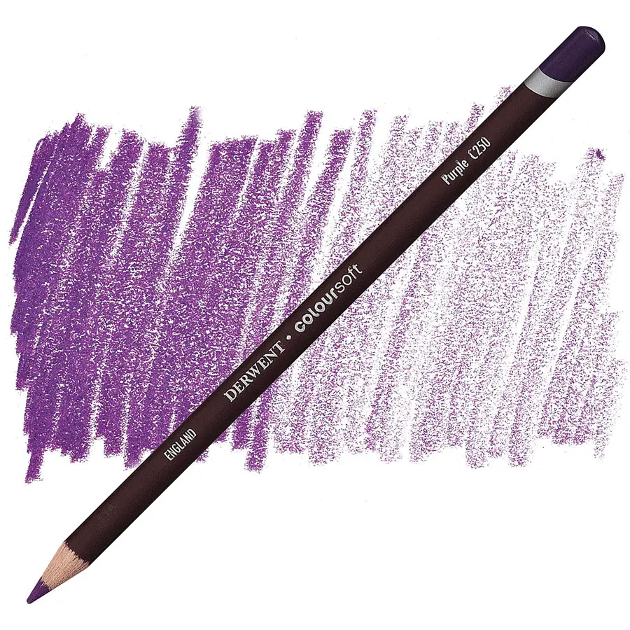 Олівець кольоровий Coloursoft (С250) Фіолетовий Derwent (5028252188432)