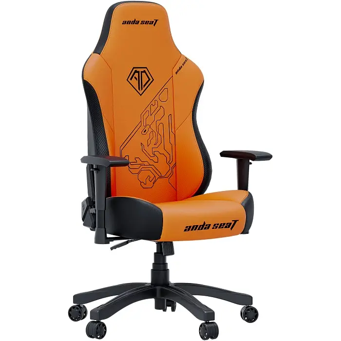 Ігрове крісло Anda Seat Phantom 3 Tiger edition Orange Size L (AD18Y-14-OB-PV/C) - фото 3