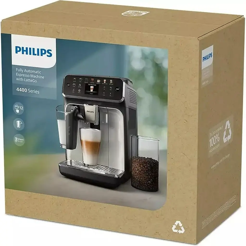 Кофемашина Philips Series 4400 LatteGo (EP4449/70) - фото 18