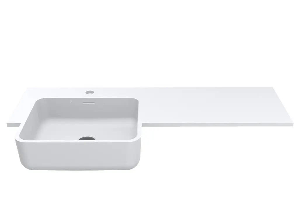 Умивальник Miraggio Fontana L mirasoft Білий матовий 0001033 - фото 3