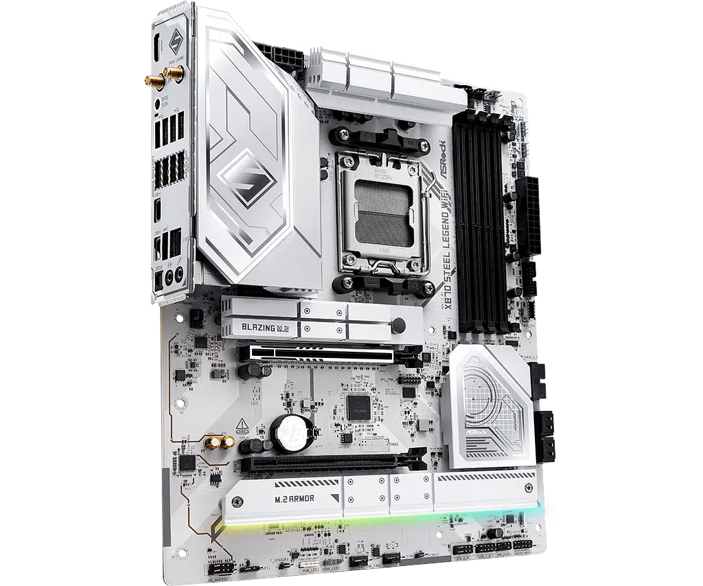 Материнська плата ASRock X870 Steel Legend Wi-Fi Socket AM5 (X870 STEEL LEGEND WIFI) - фото 2