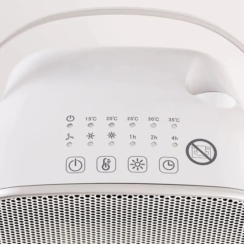 Тепловентилятор BLACK+DECKER 1500 Вт, площа обігріву 15 кв.м., настільний, білий (BXSH1505E) - фото 3