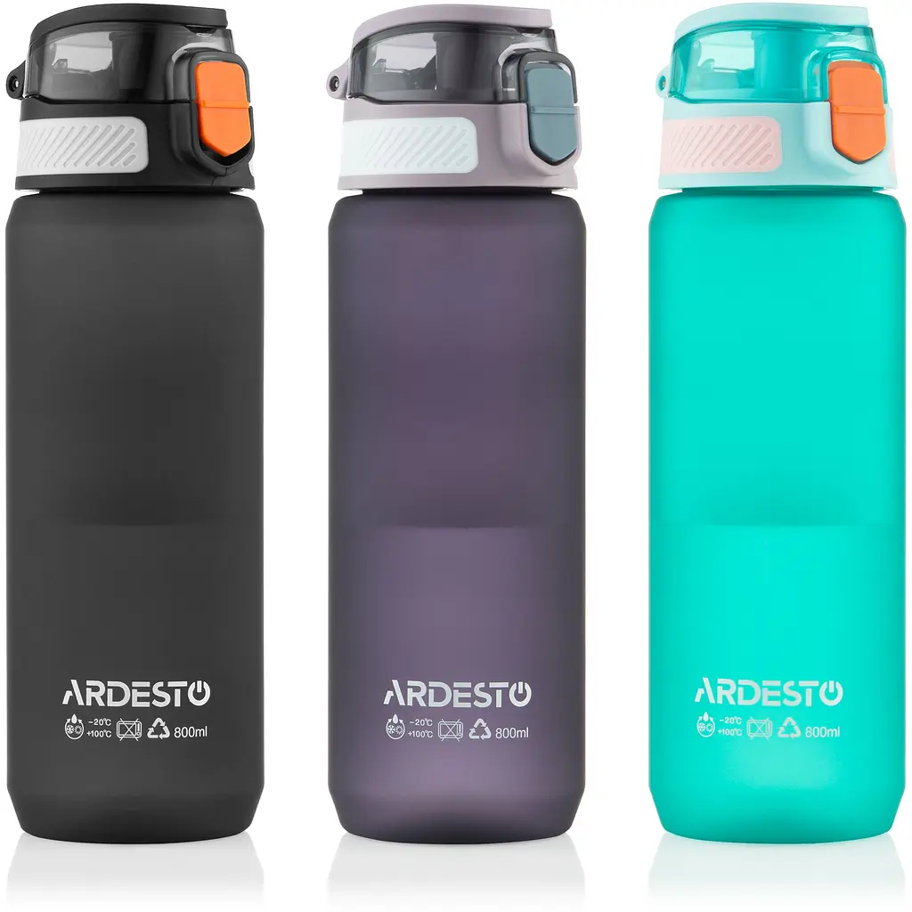 Бутылка для воды Ardesto Matte 800 мл голубая (AR2281MB) - фото 8