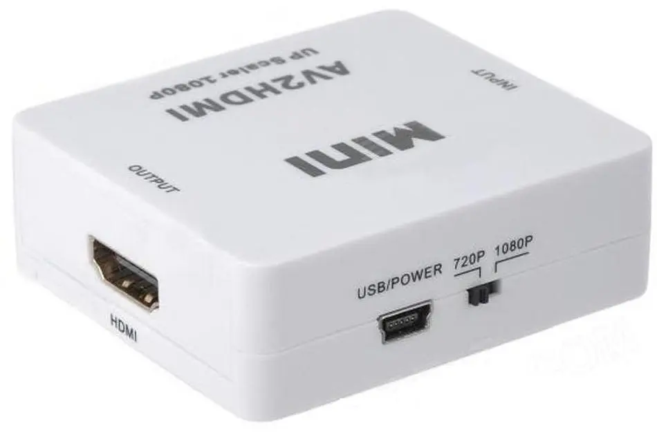 Конвертер Hdmi to AVВход Hdmi мама -- Выход 3RCA мама - фото 4
