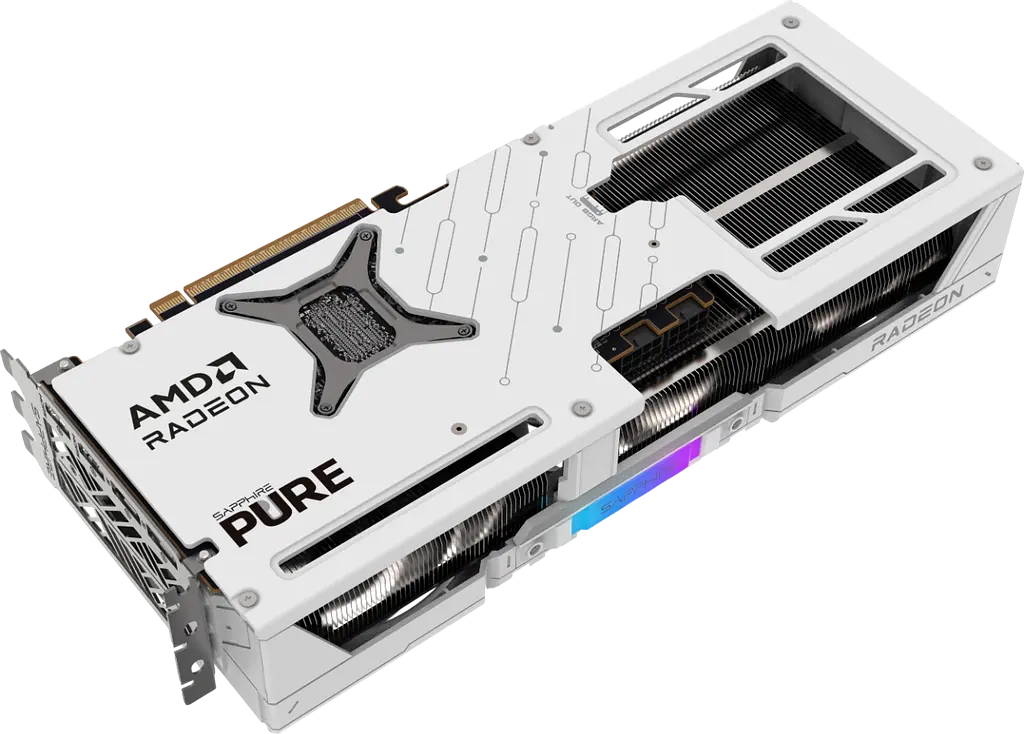 Відеокарта AMD Radeon RX 9070 16GB Sapphire PURE GAMING OC White (11349-02-20G) - фото 2