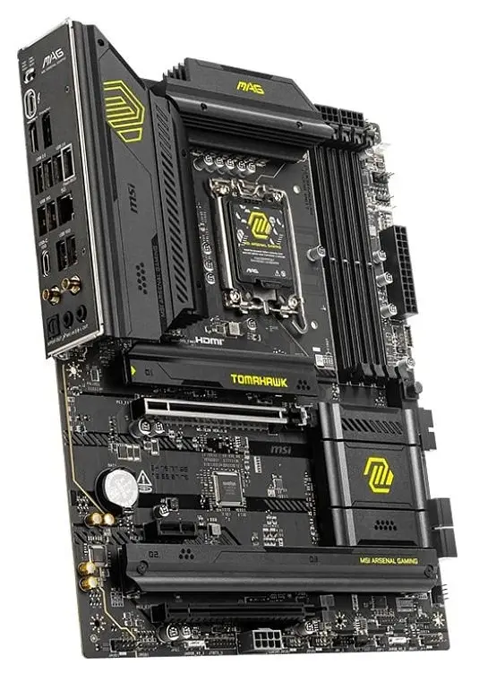 Материнская плата LGA1851, MSI MAG B860 TOMAHAWK WIFI, B860, 4xDDR5, 1xPCI-E 5.0 x16, 1xPCI-E 4.0 x16, 1xPCI-E 4.0 x1, 4xSATA3, 3xM.2, ALC897, Killer E5000, WiFi 7, Bluetooth 5.4, HDMI/DP/Type-C, ATX - фото 4