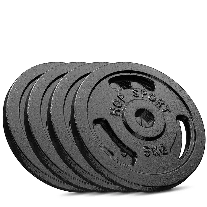 Сет з металевих дисків Hop-Sport Strong 4x5кг - фото 3