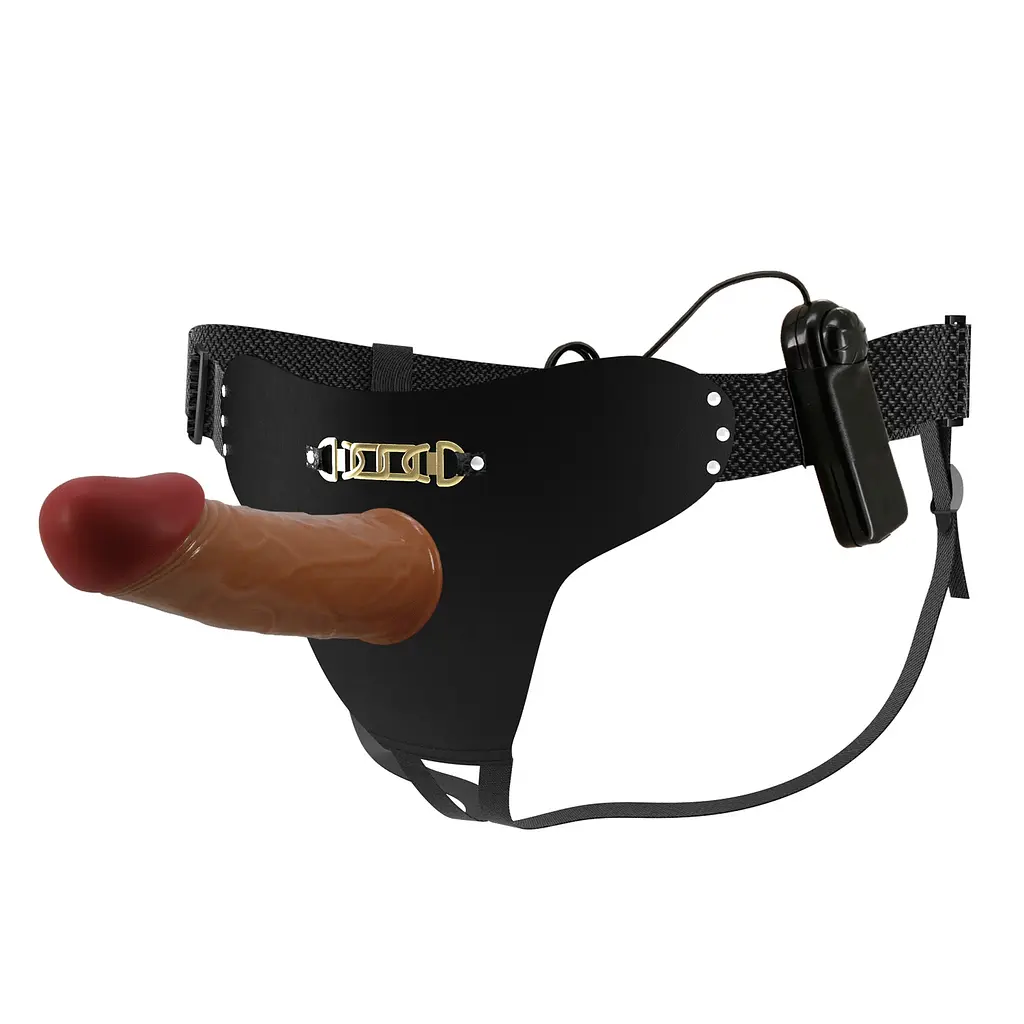 Страпон с вибро HARNESS BRIEFS Stark Universal Strap-On Harness 6,9 Dildo Flesh PRETTY LOVE BW-022096Z 100483 - фото 6