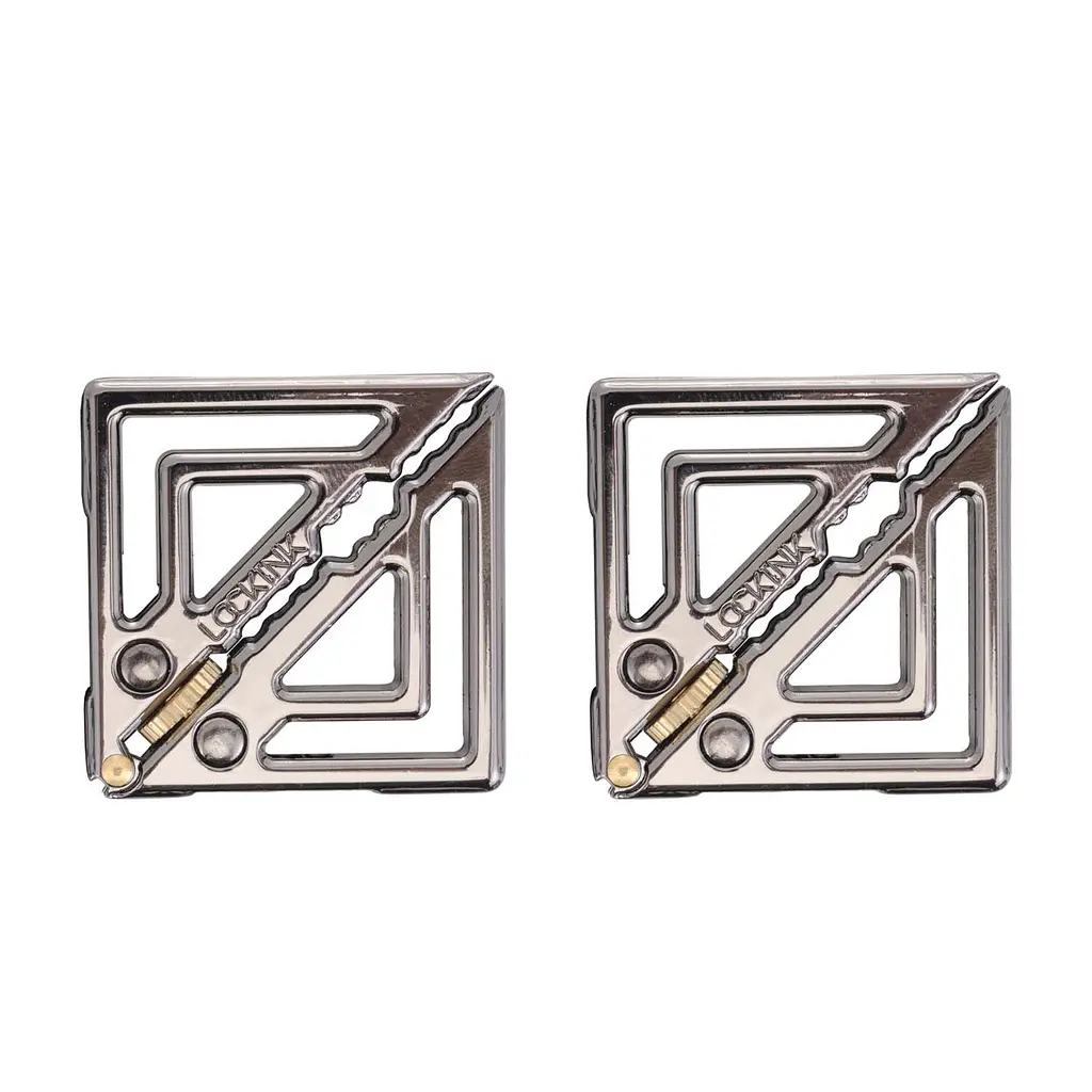 Затискачі для сосків з легкою підвіскою LOCKINK Adjustable Nipple Clamps with Light Pendant, сріблясті - фото 3