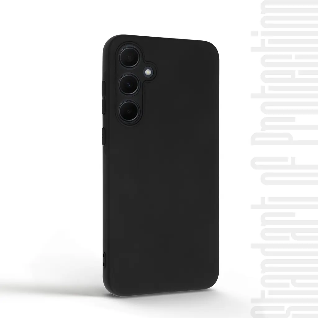 Чехол-накладка для смартфона Samsung Galaxy A35 5G (A356) противоударный, силиконовый, термополиуретановый (ТПУ), с защитой камеры и корпуса, черный, защита всего корпуса, ArmorStandart (ARM74316) - фото 2