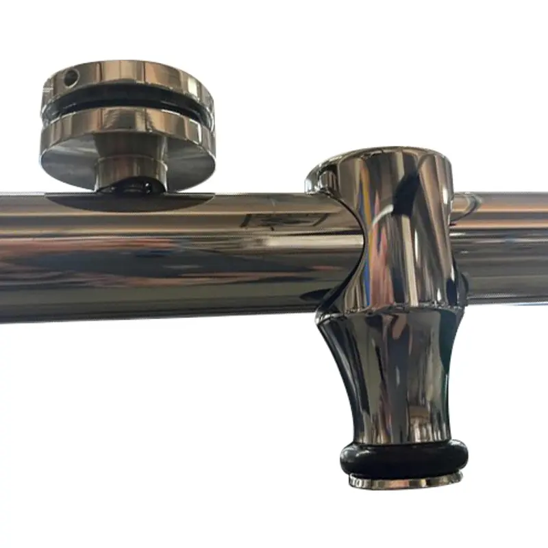 Двері в нішу Koer SR SD06-140x220-TR-01 прозоре скло Easy Clean 8 мм, хром KR5368, універсальні, прозорий, хром - фото 6