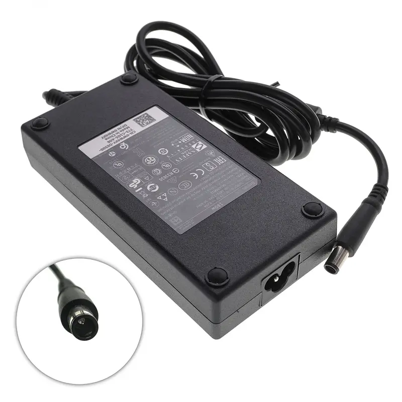 Блок живлення для ноутбука Dell 19.5V, 9.23A, 180W, 7.4x5.0-PIN, Black (без кабеля) - фото 2